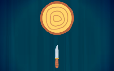 Log and Knife 2D logo