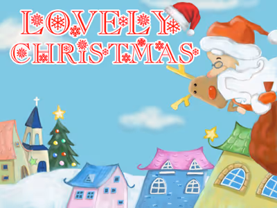 Lovely Christmas Puzzle logo