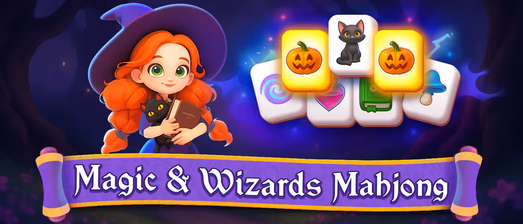 Magic and Wizards Mahjong logo