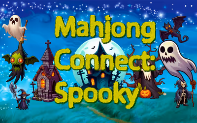 Mahjong Connect Spooky logo