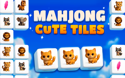 Mahjong Cute Tiles logo