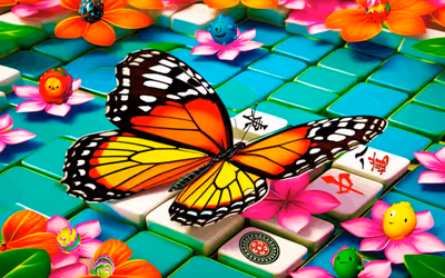 Mahjong Solitaire - Butterfly Connect logo