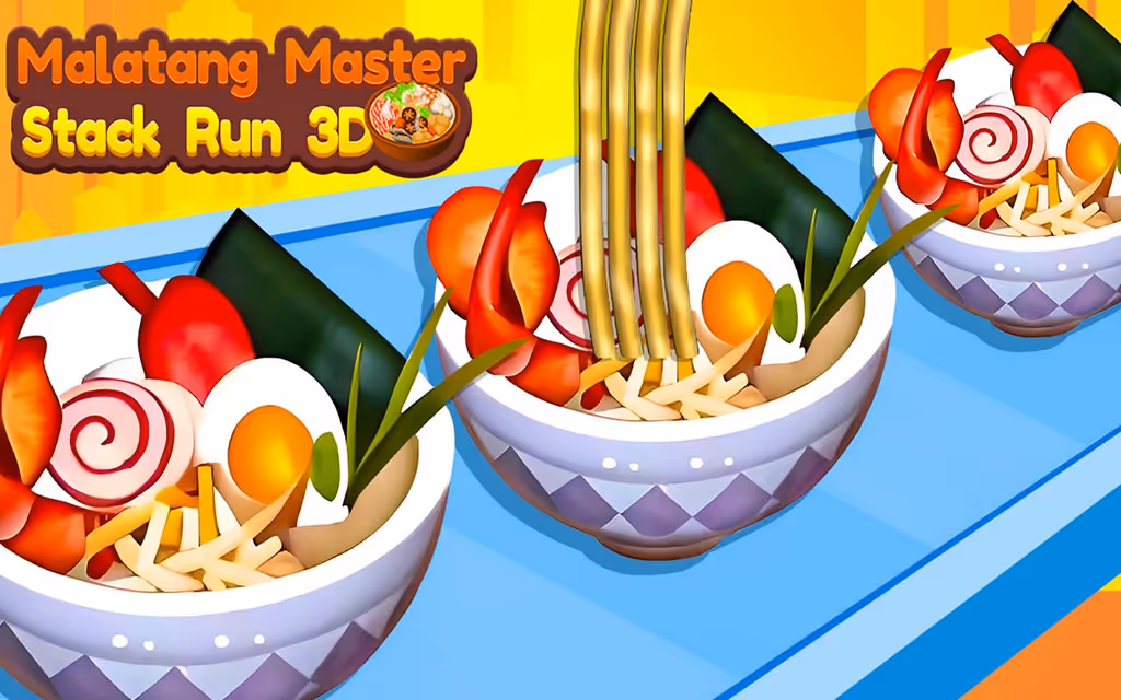 Malatang Master Stack Run 3D logo