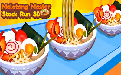 Malatang Master Stack Run 3D logo