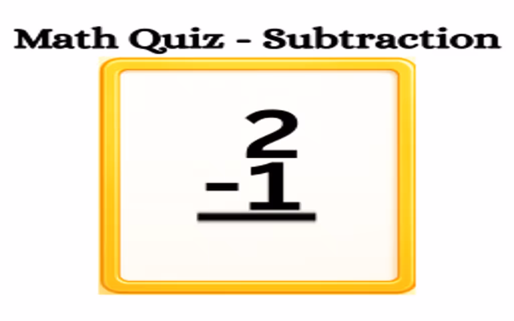 Math Quiz - Subtraction logo