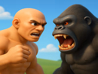 Men Vs Gorillas logo