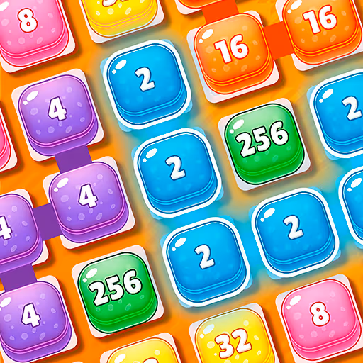 Merge 2048 Cake logo