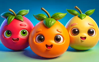 Merge Fruit Characters logo