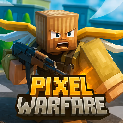 Minecraft Pixel Warfare logo