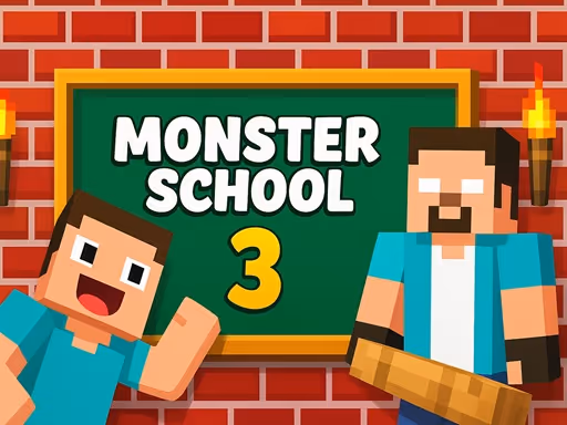 Monster School 3 logo