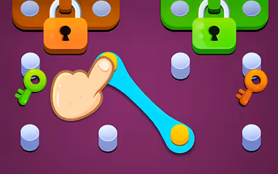 Move the Rubber Bands Logic puzzle logo