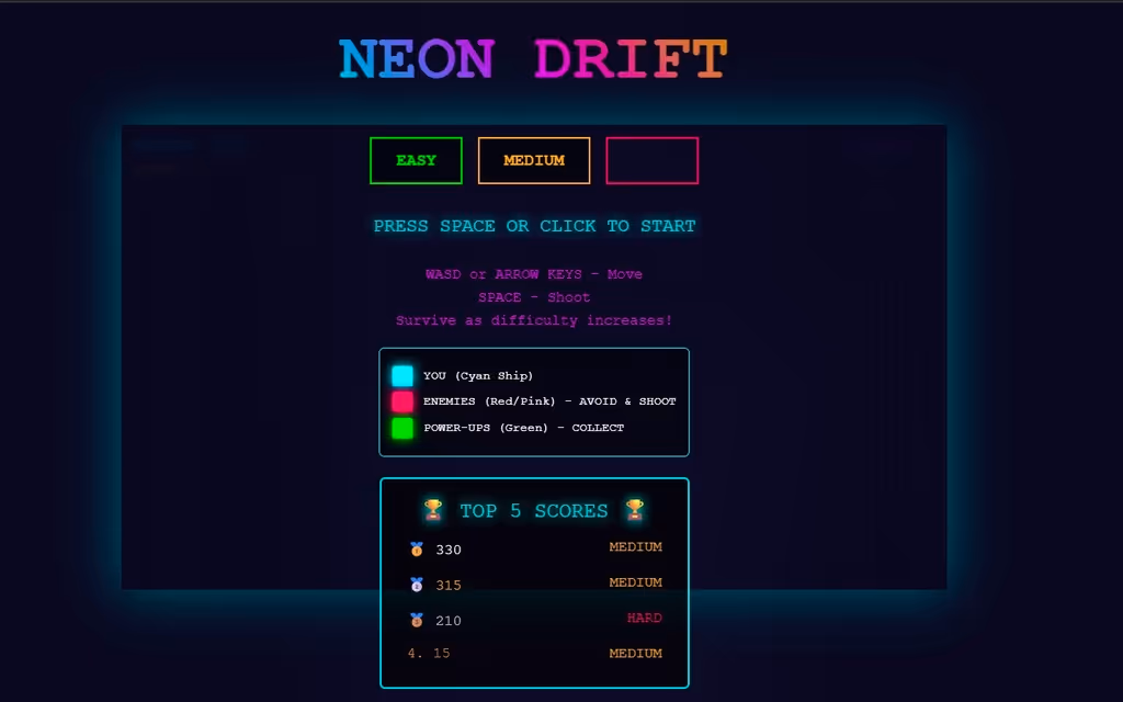 Neon Drift logo