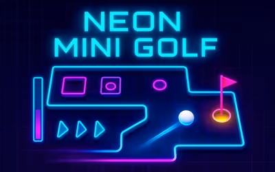 Neon Mini Golf logo