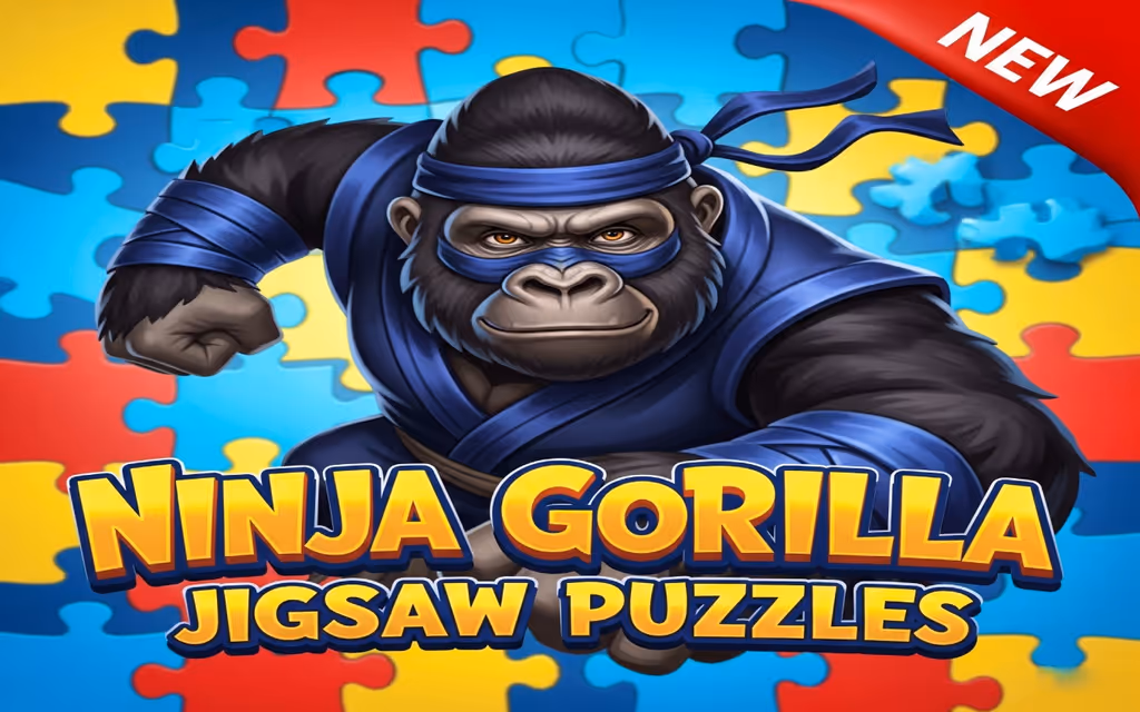 Ninja Gorilla Jigsaw Puzzles logo