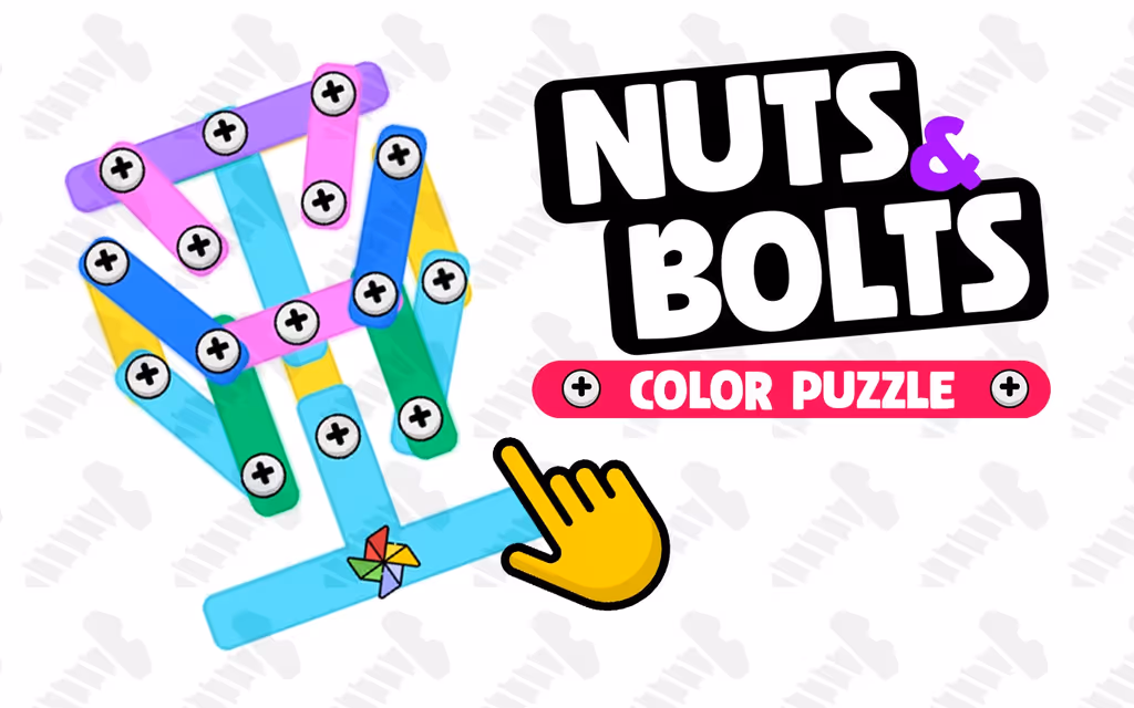 Nuts and Bolts - Color Puzzle logo