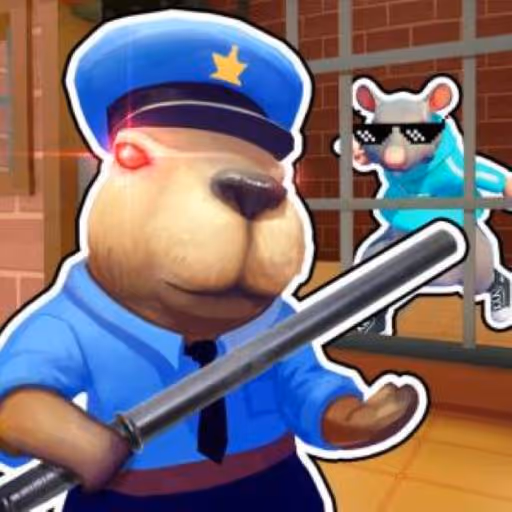 Obby Escape: Prison Rat Dance logo