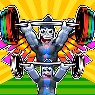 Obby: Gym Simulator, Escape logo