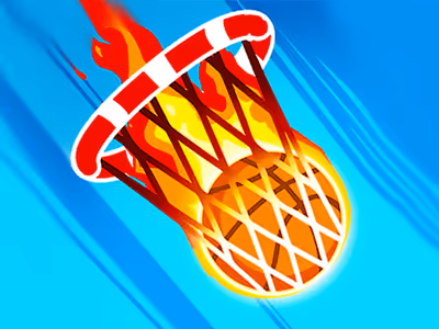 On Fire Basketball Shots logo