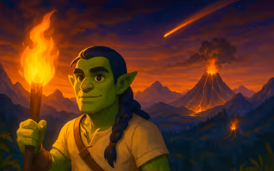 Orcborn: The Great Flight logo