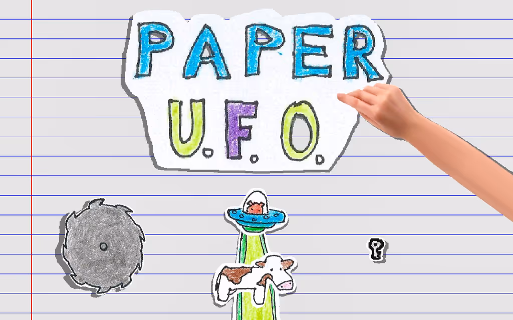 Paper UFO logo