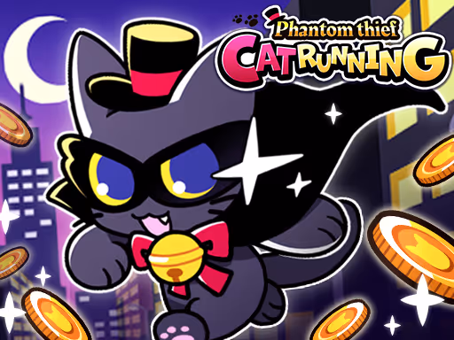 Phantom thief Cat Running logo