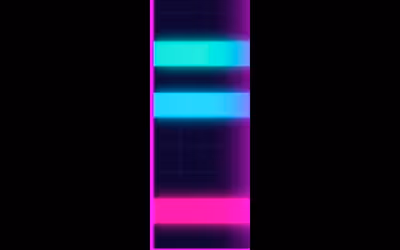 Pixel Pathways Retro Arcade Neon Game logo