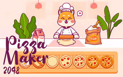 Pizza Maker 2048 logo