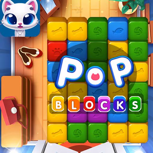 Pop Blocks logo