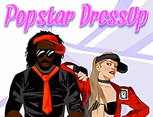 Popstar Drees Up logo