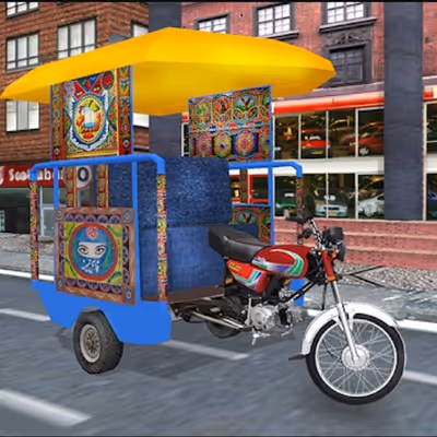 Public Tricycle Tuk Tuk Rush logo