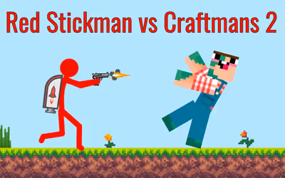 Red Stickman vs Craftmans 2 logo