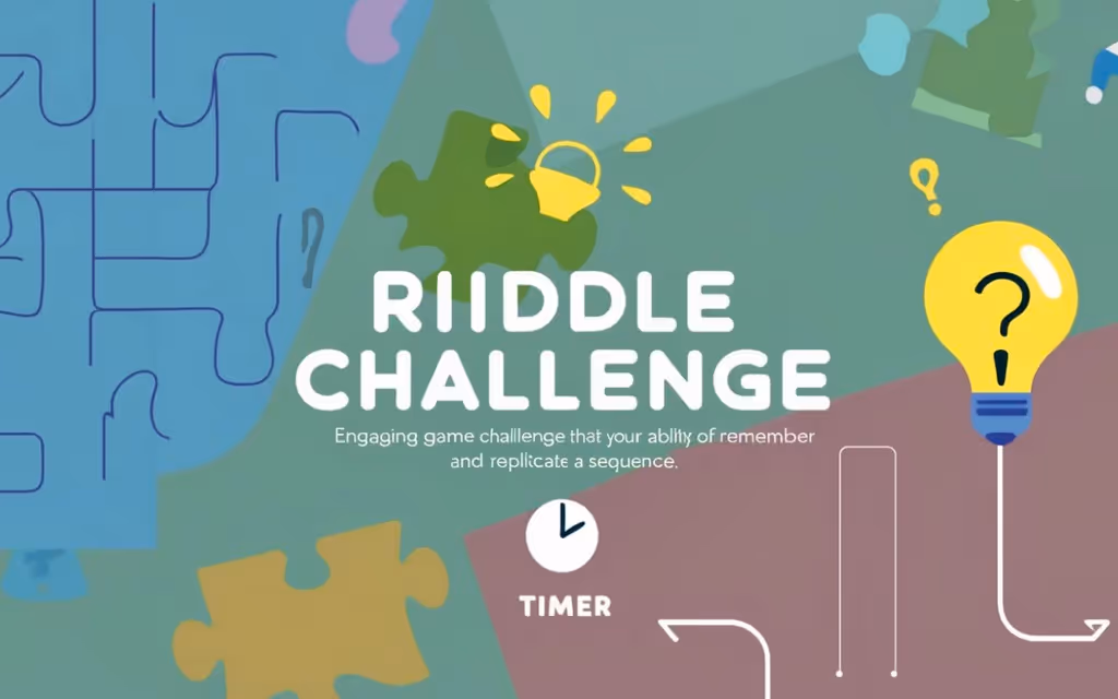 Riddle Challenge Test Your Wits with Fun and Engaging Puzzle logo
