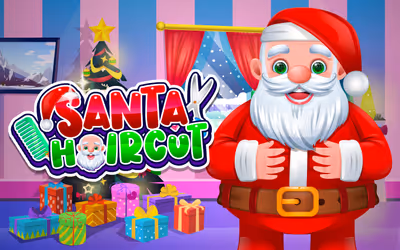Santa Haircut logo