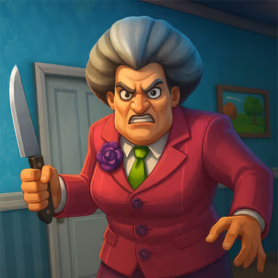 Scary Teacher 3D Returns logo