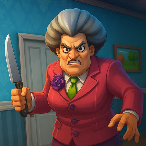 Scary Teacher 3D Returns logo