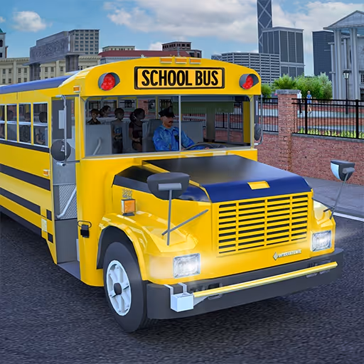 School Bus Game Driving Sim logo