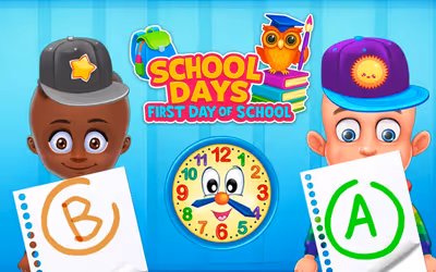 School Days First Day of School logo