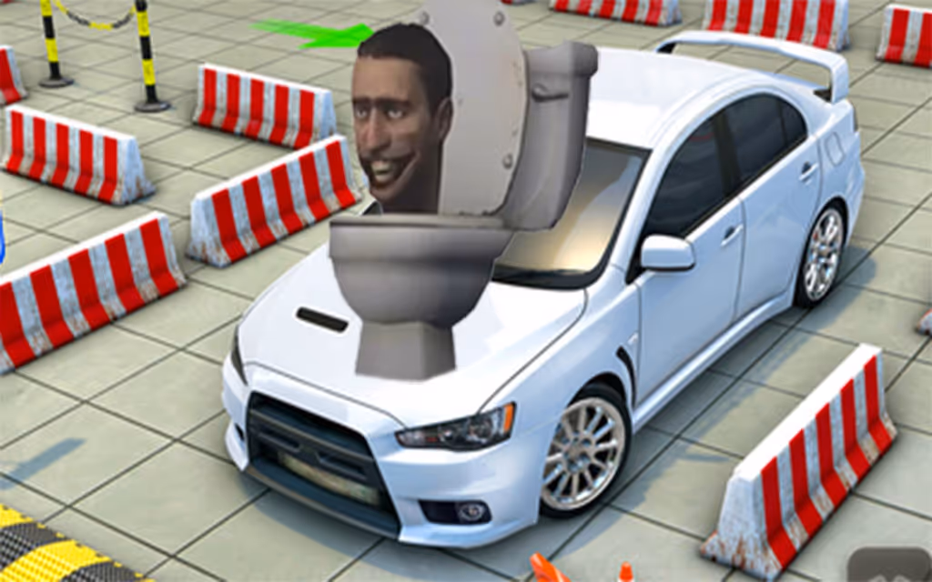 Skibidi Toilet Parking Car logo