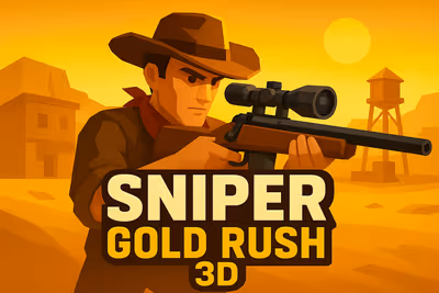 Sniper Gold Rush 3D logo