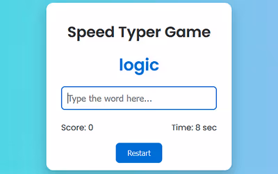 Speed Typer Game logo