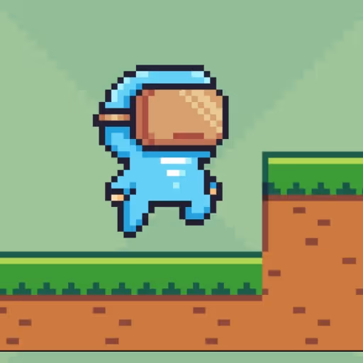 Speedrun platformer logo