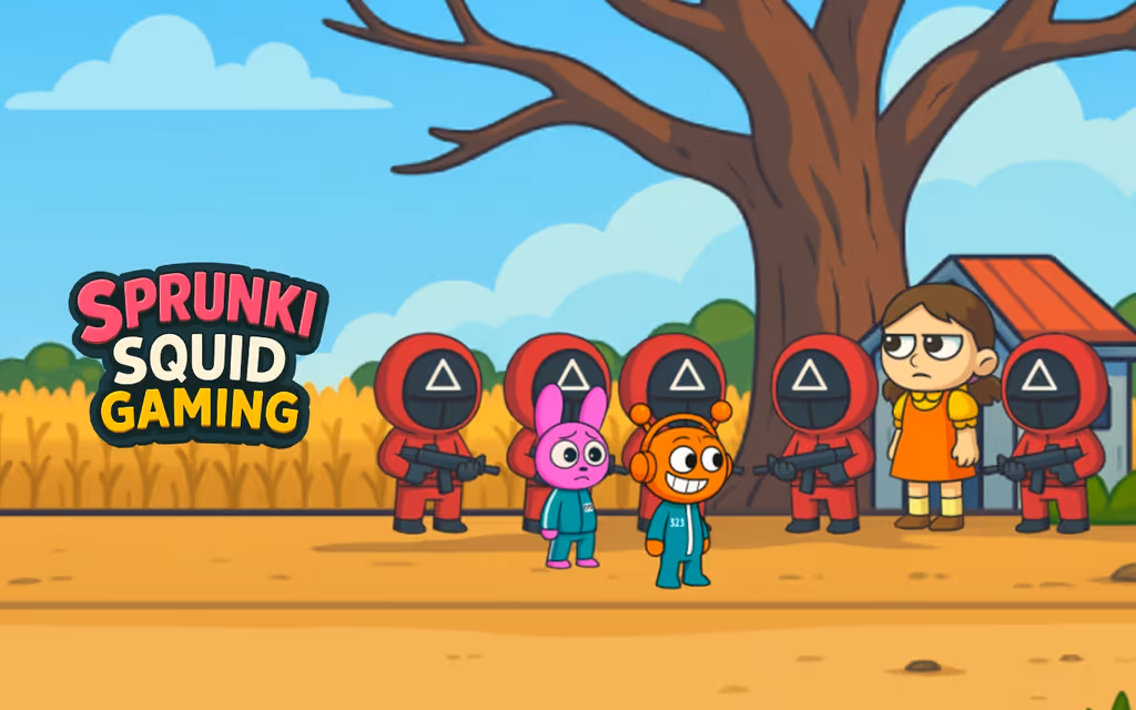 Sprunki Squid Gaming logo