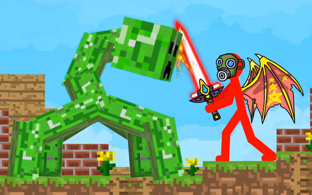 Stickman Mega Boss Battles! logo