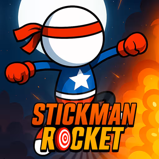 Stickman Rocket logo
