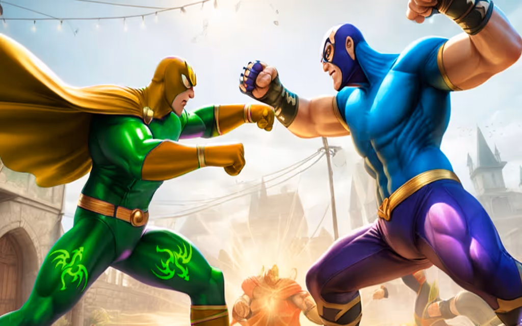 Superhero Fighting Game logo