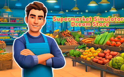 Supermarket Simulator Dream Store logo