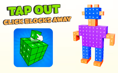 Tap Out Click Blocks Away logo