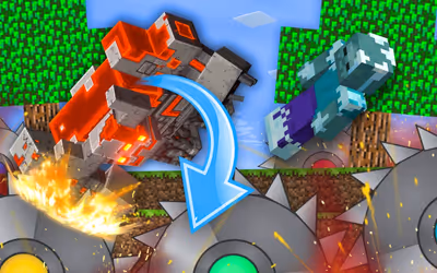 The Mobs Farm in Mineblock! logo