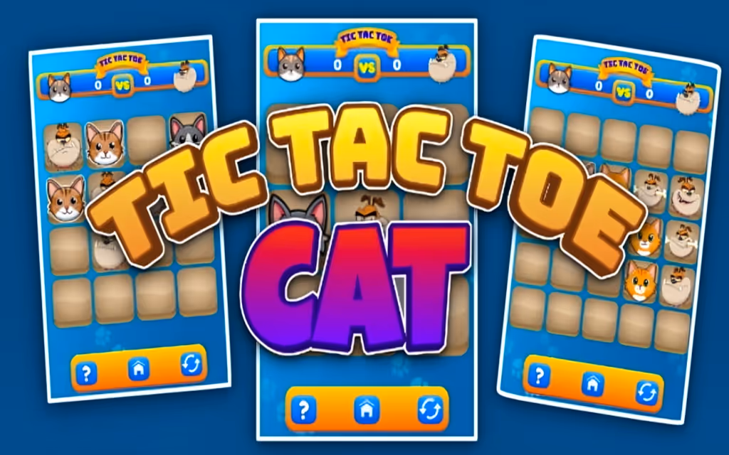 Tic Tac Toe Cat logo