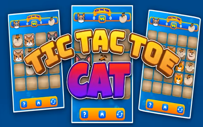 Tic Tac Toe Cat logo